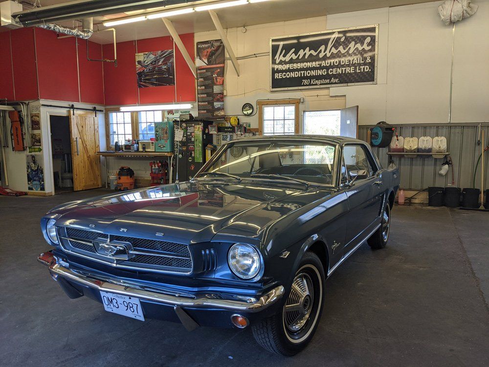Classic Design Blue Car — Kamloops, BC — Kamshine Automotive Detailing Ltd.