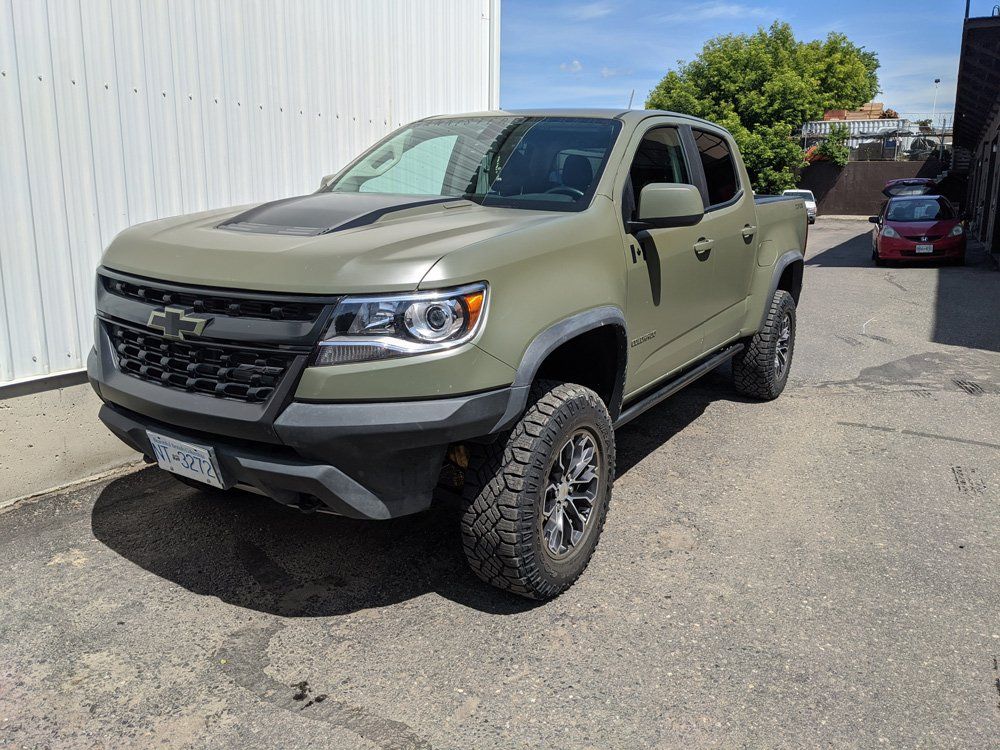 Side View Car Outside Kamshine Shop — Kamloops, BC — Kamshine Automotive Detailing Ltd.