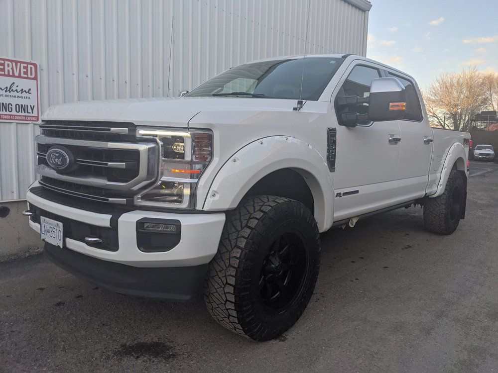 White Car Before Detailing — Kamloops, BC — Kamshine Automotive Detailing Ltd.