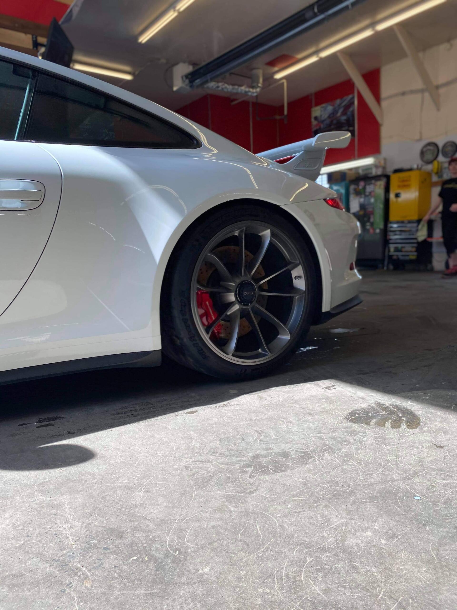 White Car After Coating — Kamloops, BC — Kamshine Automotive Detailing Ltd.