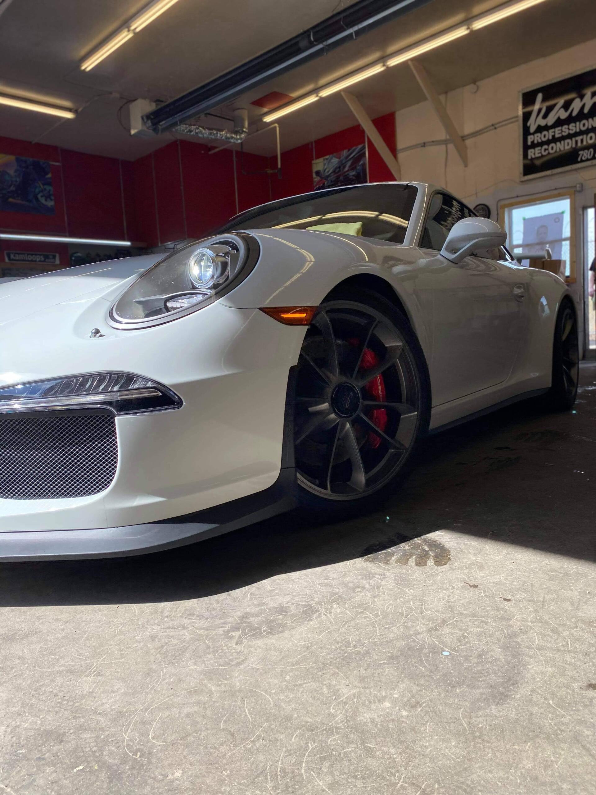 New White Car — Kamloops, BC — Kamshine Automotive Detailing Ltd.