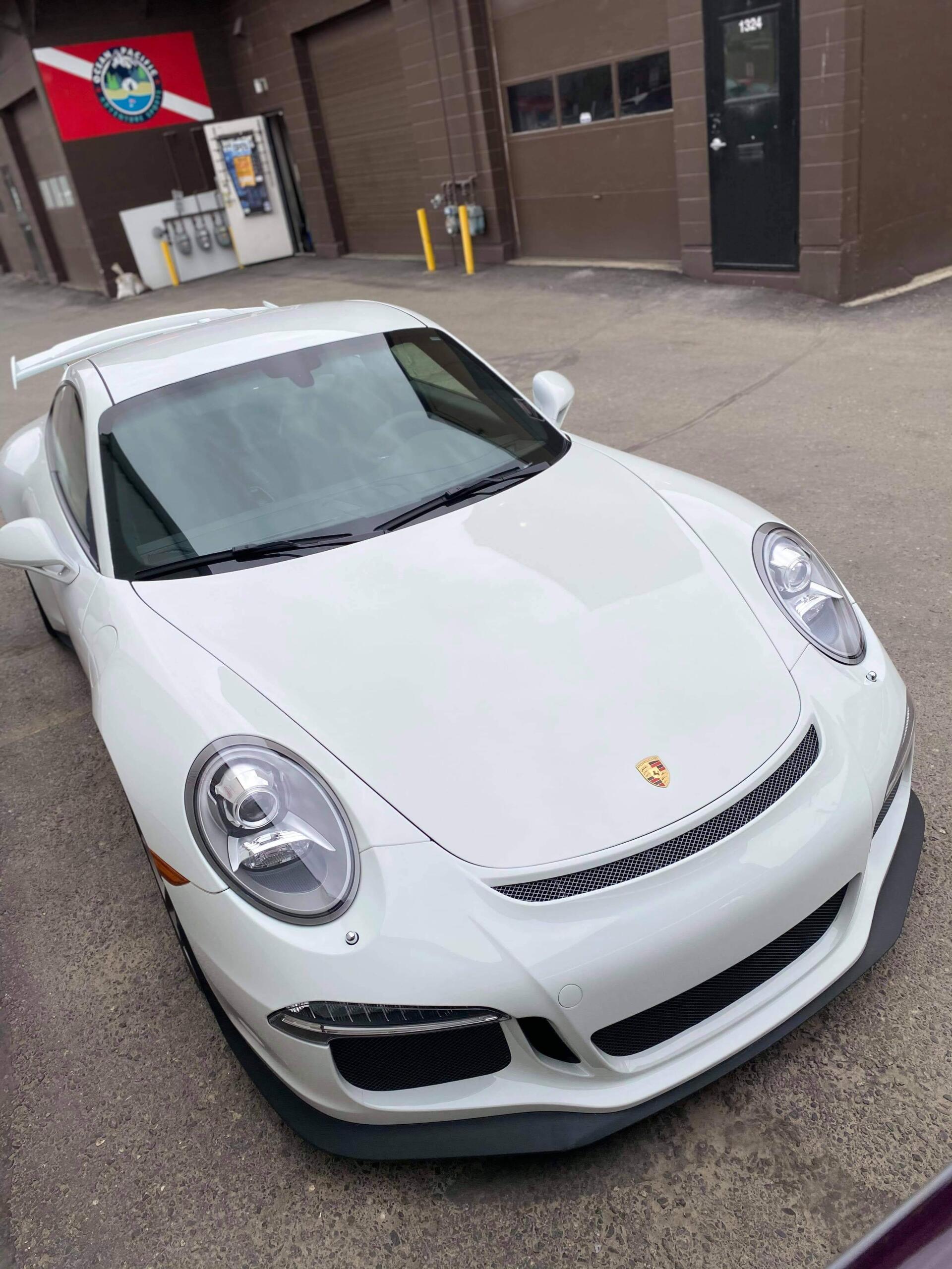 New Coating White Car — Kamloops, BC — Kamshine Automotive Detailing Ltd.