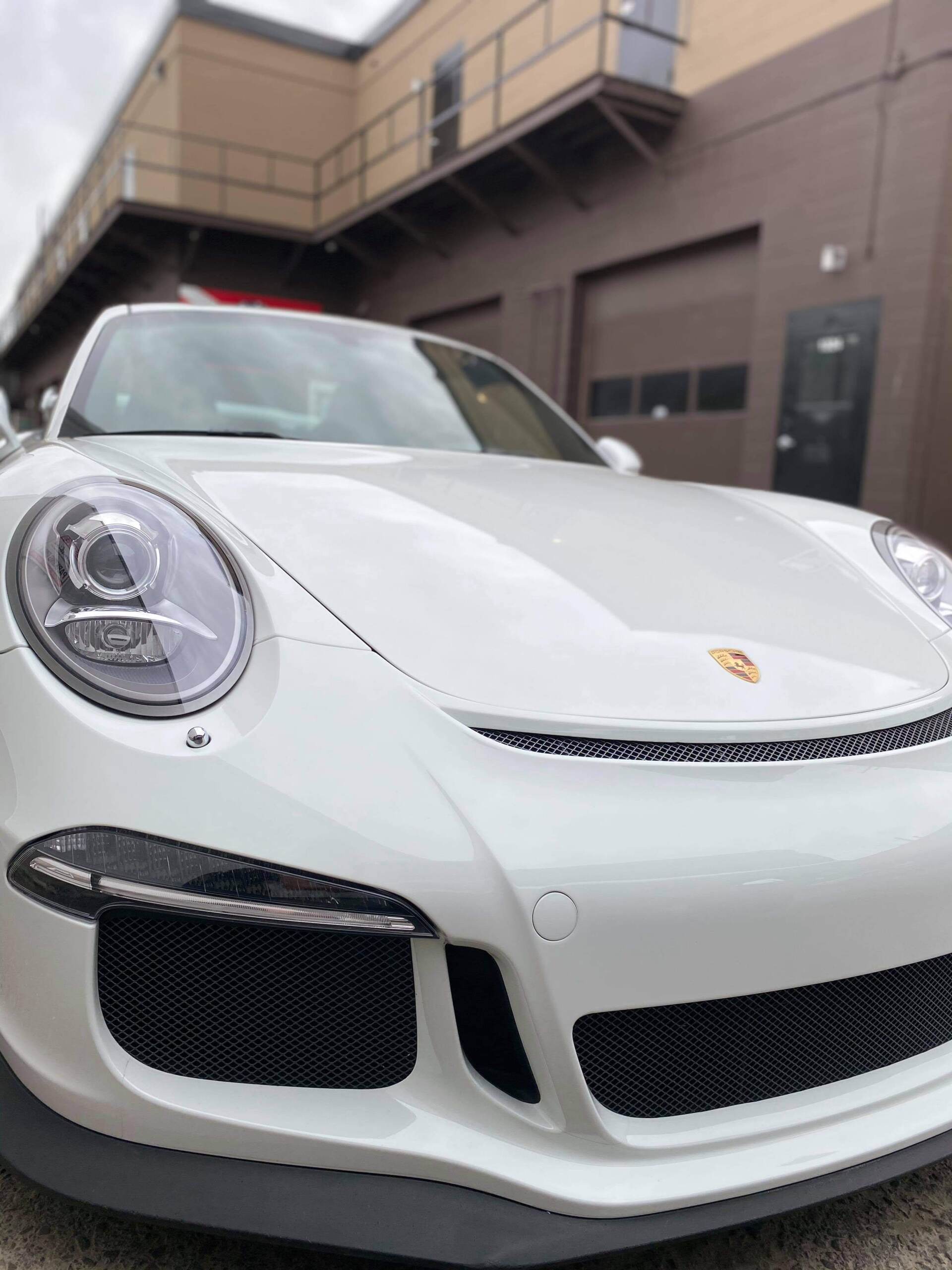 New White Car Front View — Kamloops, BC — Kamshine Automotive Detailing Ltd.