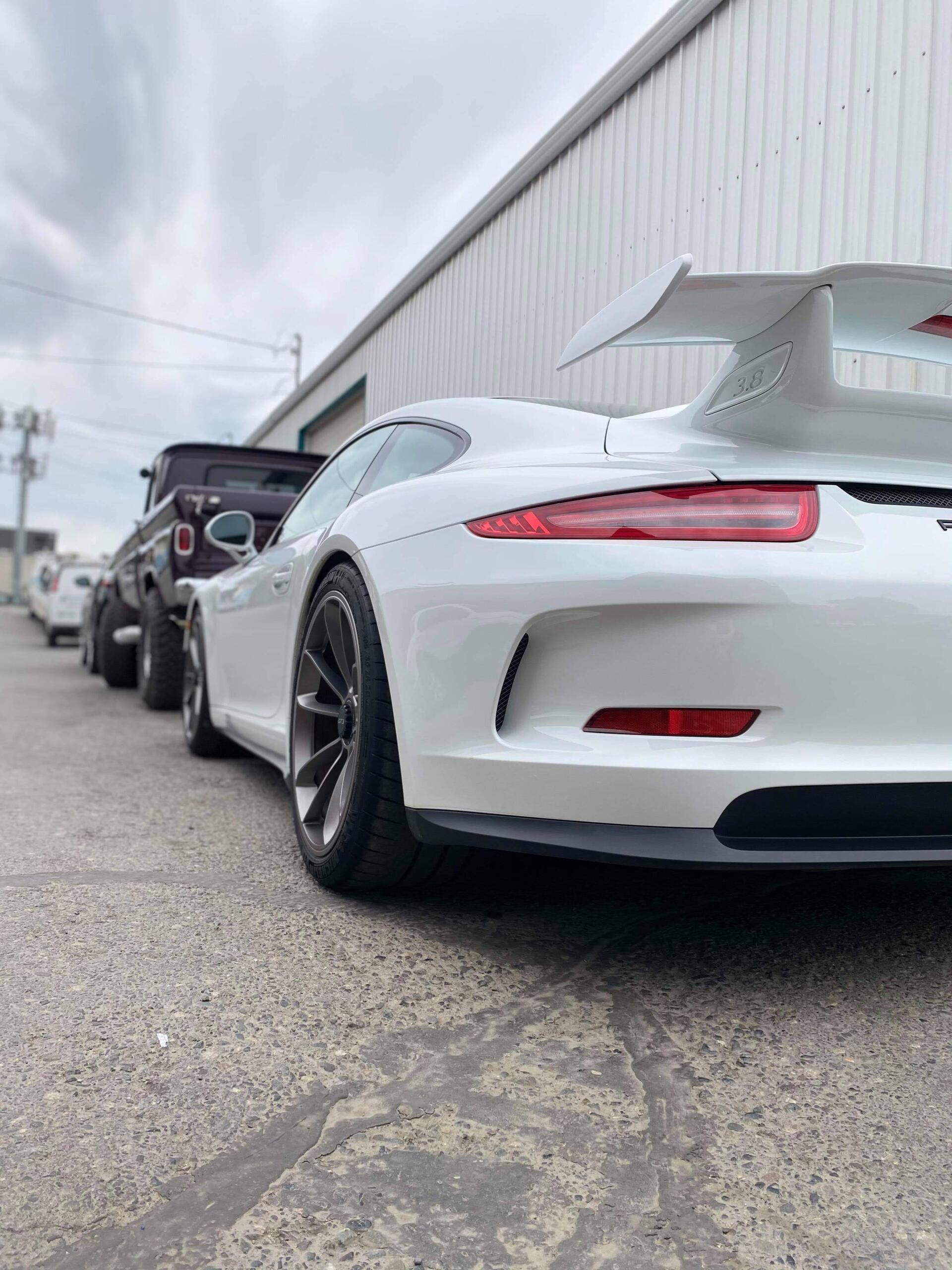 New Car Park Outside Auto Shop — Kamloops, BC — Kamshine Automotive Detailing Ltd.