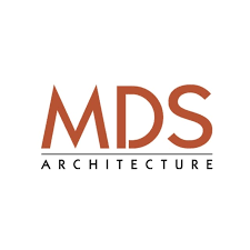 Logo for MDS Architecture: brown letters 