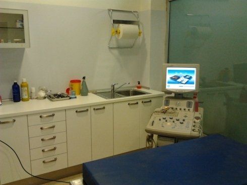 sala operatoria di un veterinario