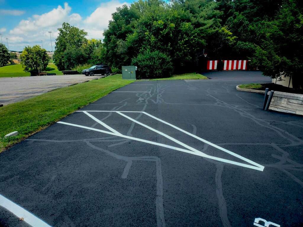 Parking Ground Sealcoat and Stripes — Bloomington, IN – Bloomington Seal Coating
