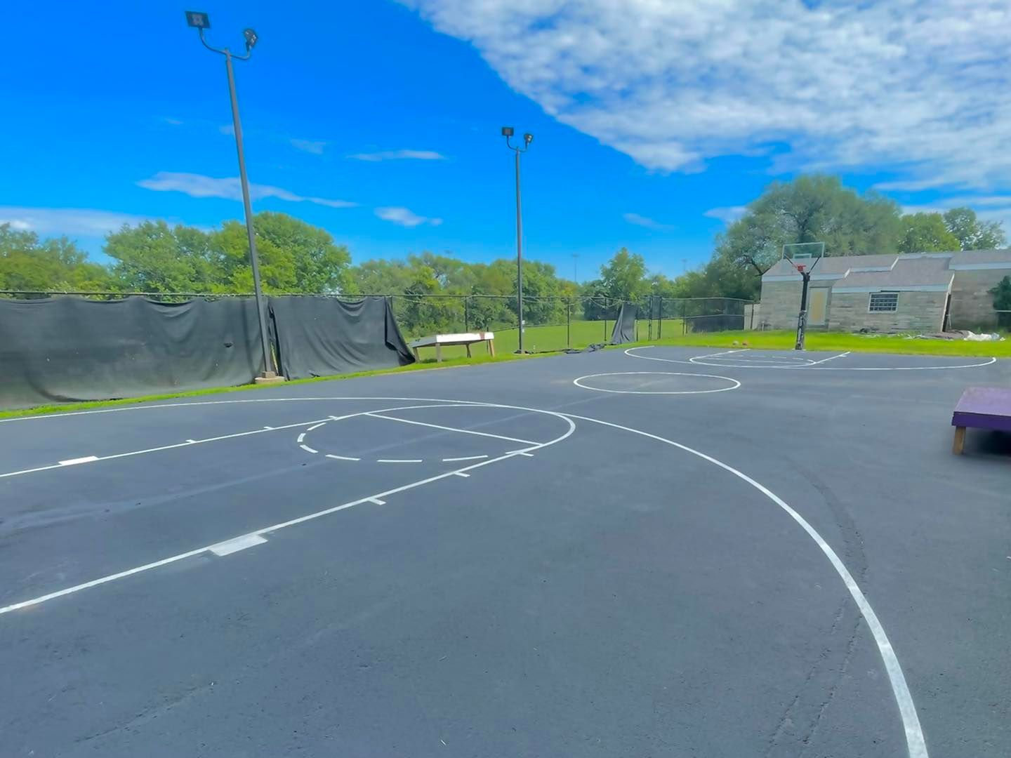 Basketball Court Stripes — Bloomington, IN – Bloomington Seal Coating