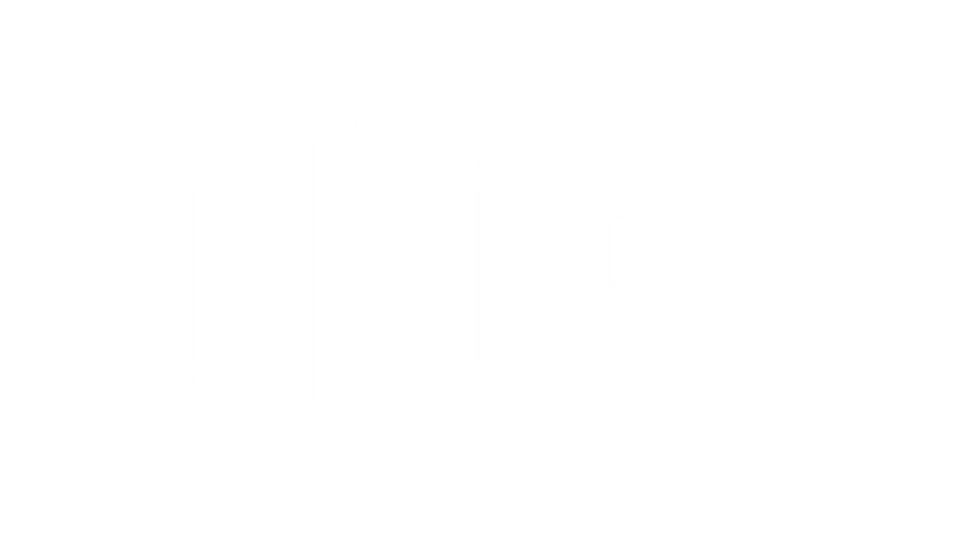 Un'icona minimalista e stilizzata del pulsante play/pausa, composta da due rettangoli bianchi verticali su sfondo scuro.