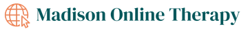 A logo for madison online therapy