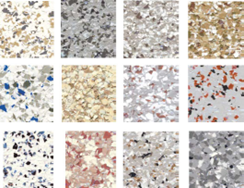 Color Flakes or Chips Selection — El Paso, TX — Monopoly Floors