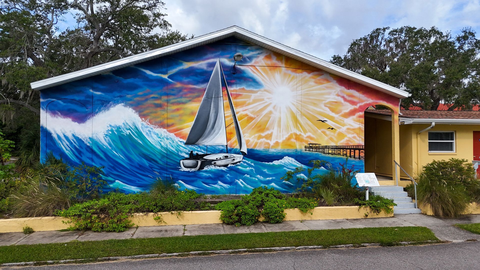 Church mural representing our mission dedicated on our 100th birthday!