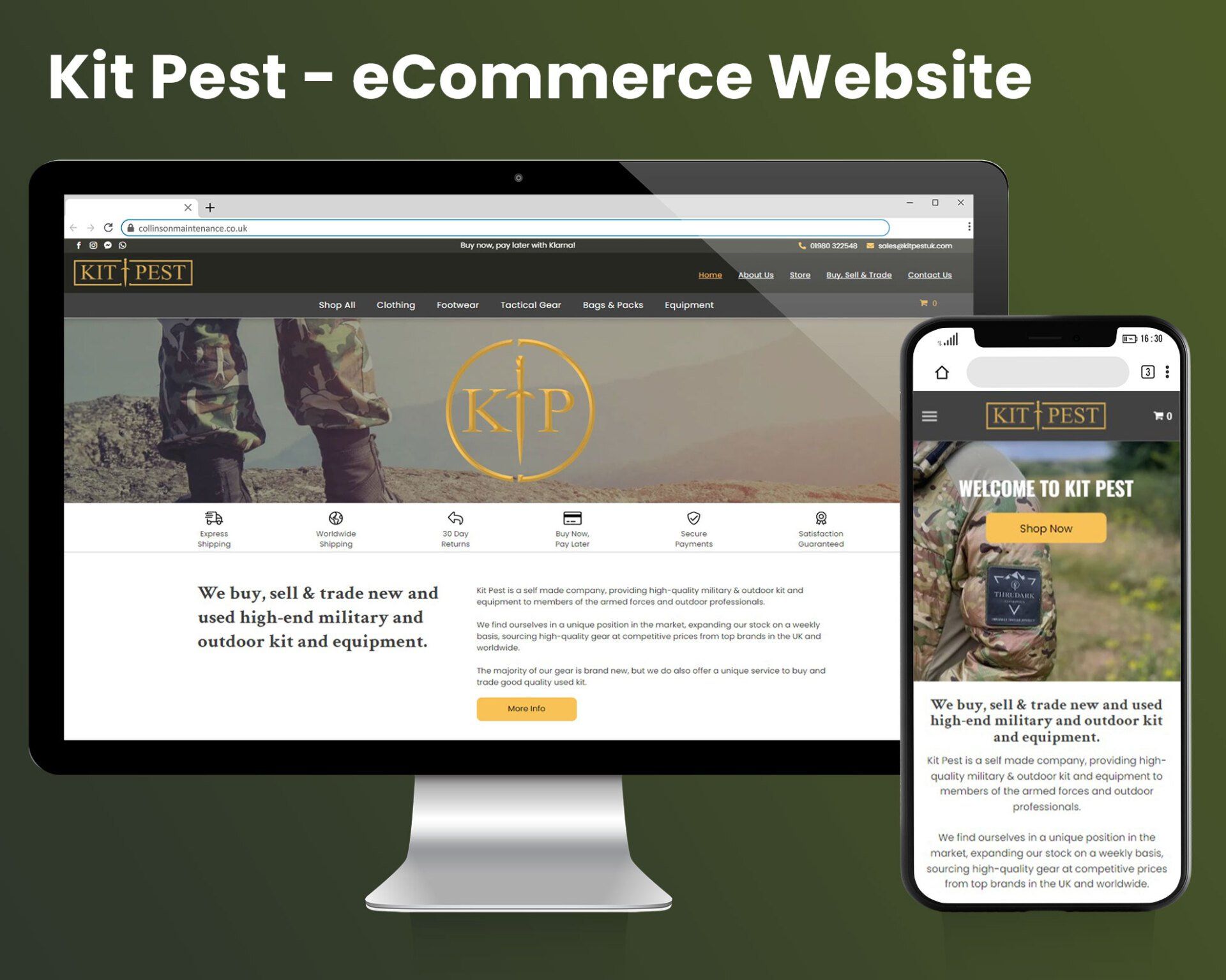 eCommerce Website & Logo Design