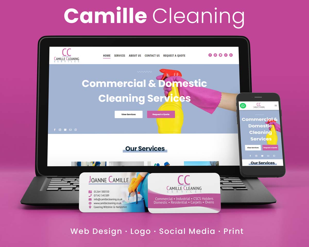Cleaning Services Website & Logo Design