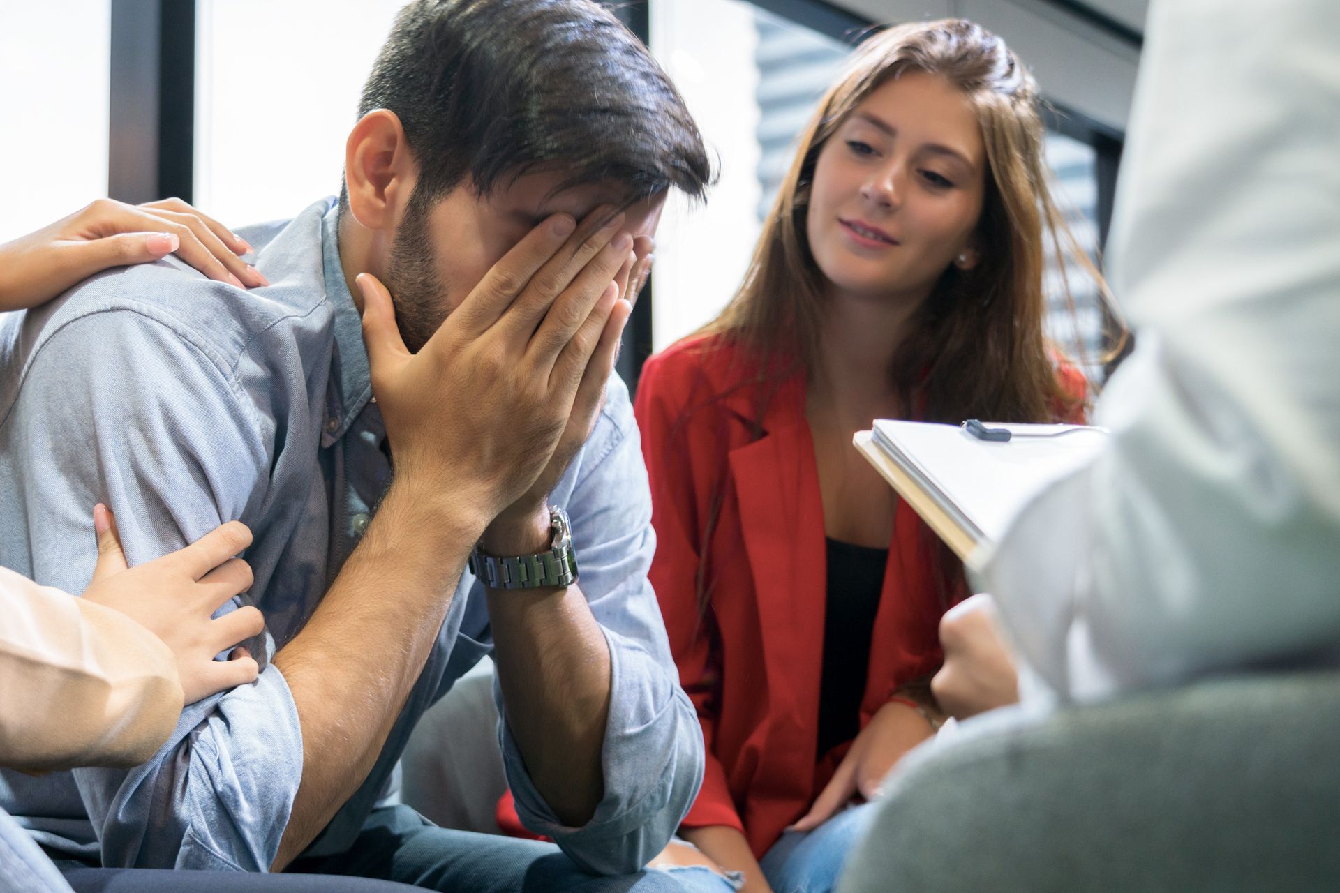 Man Patients With Mental Health — Cedar Rapids, IA — Family Psychology Associates