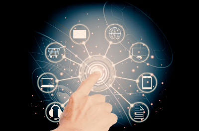 A graphic depicting the various components of a digital maketing agency in the online space. 