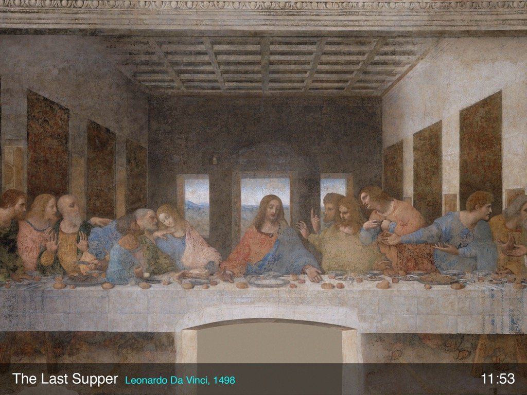 The Last Supper - Art Legacy Live Screenshot - Art app for Apple TV by LANDKA ®