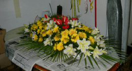 gerbere, gigli, anthurium