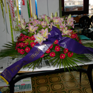 composizione gerbere e gigli