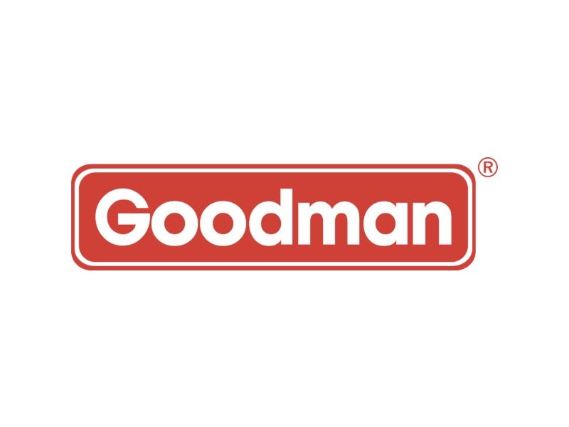 Goodman logo: White 