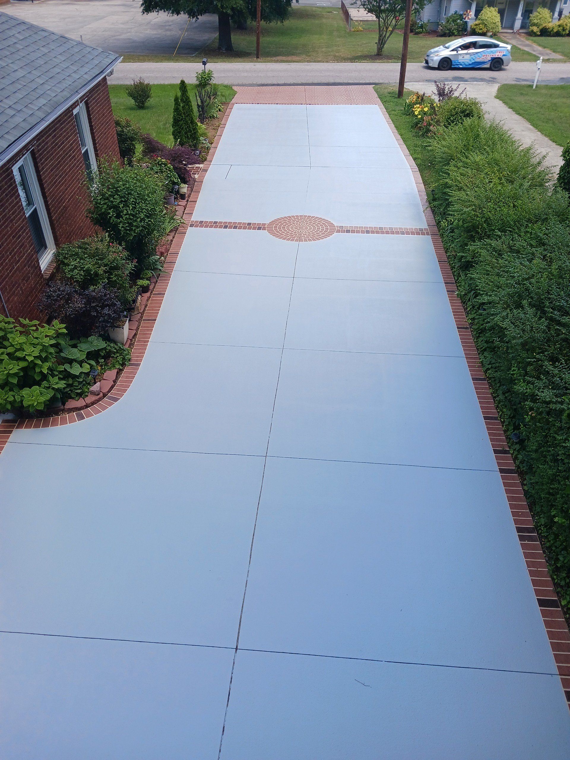 Exterior Concrete Floor — Kannapolis, NC — Rodriguez Decorative Concrete Coating