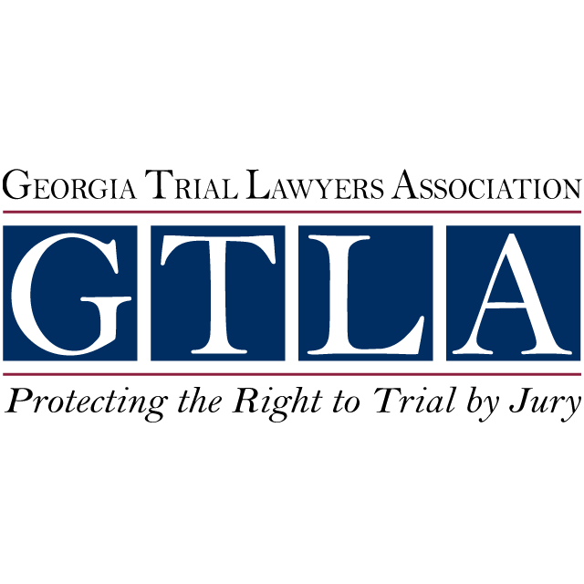 The logo for the georgia trial lawyers association