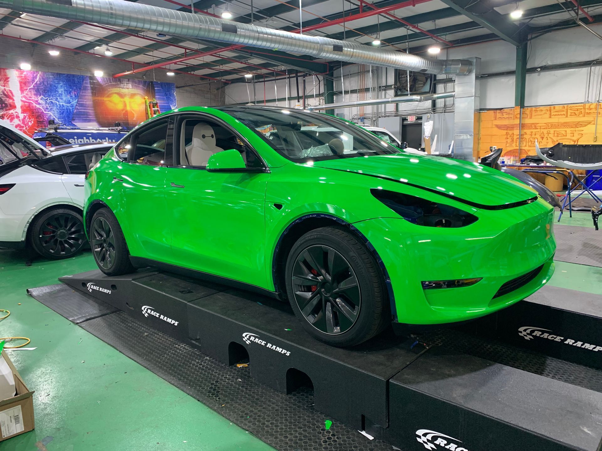 Tesla vehicle vinyl wrap services in Charlotte, NC