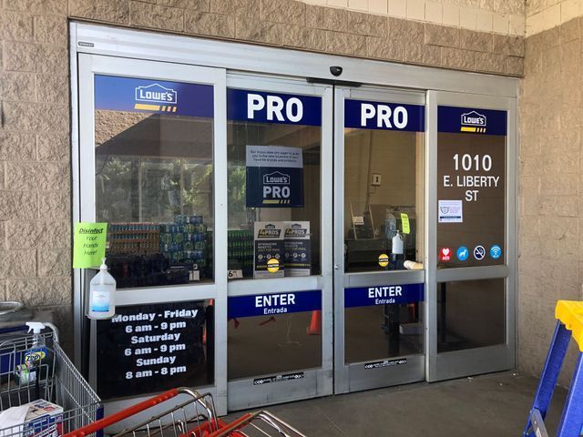 Vinyl window graphic service in Greensboro, NC