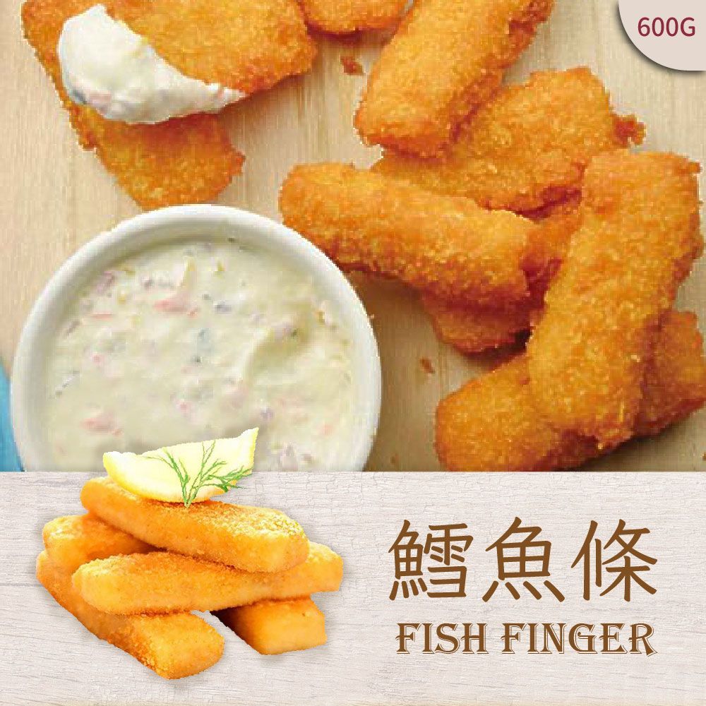 阿拉斯加鱈魚條 600G