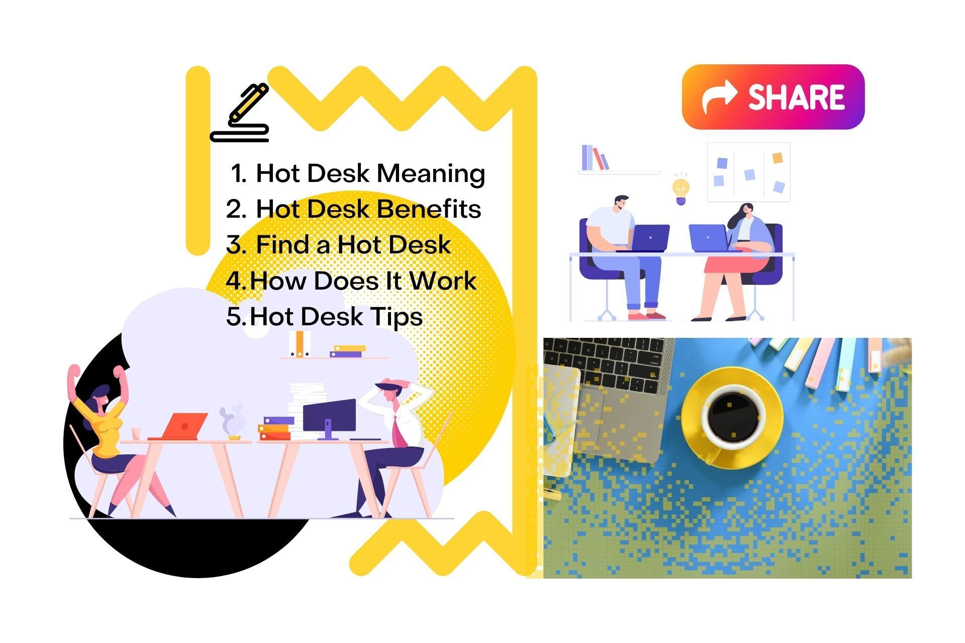 what is a hot desk | hot desk meaning