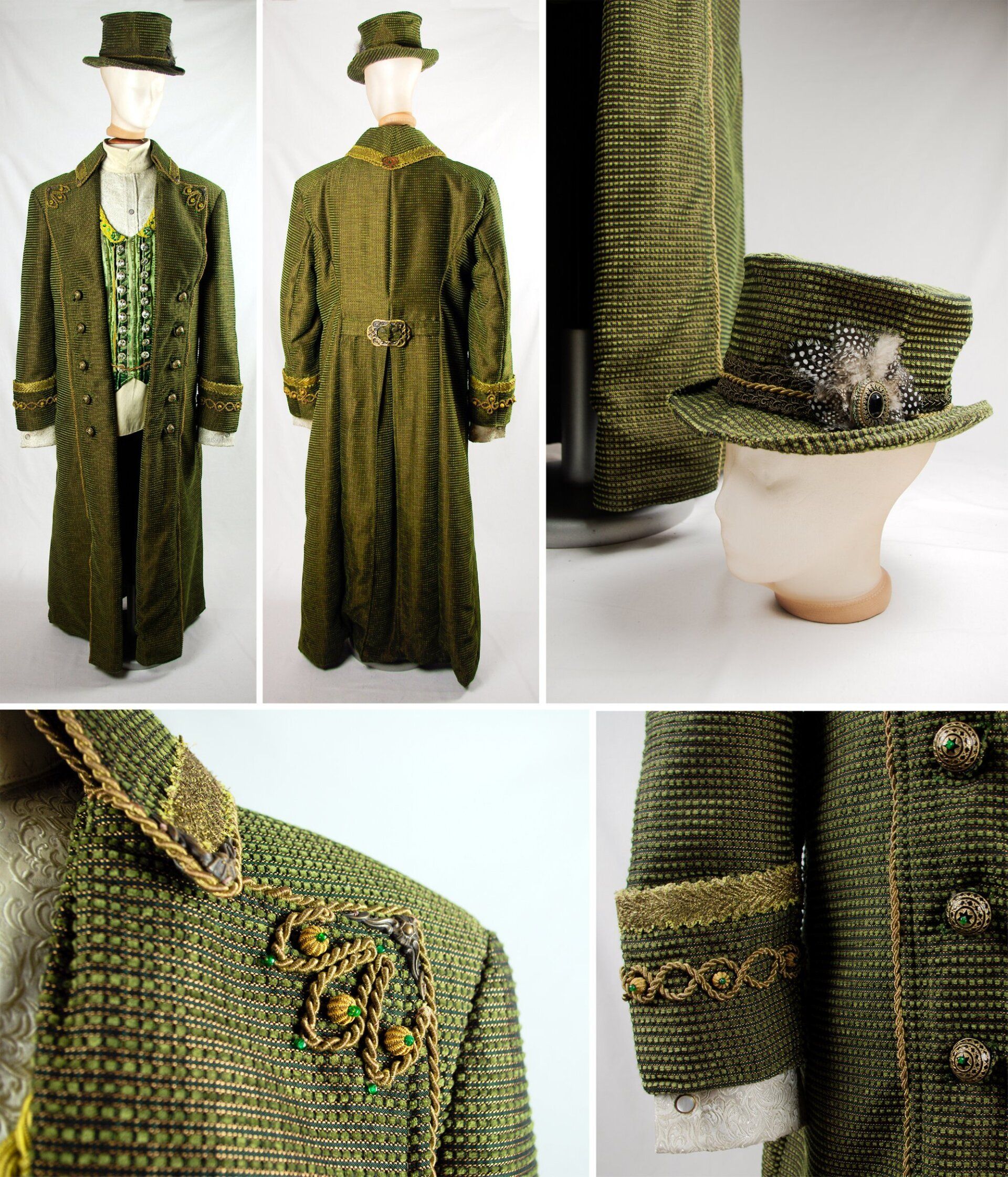 zirkusdirektor-mantel-zylinder-weste-kordel-stickerei-gold-massgebend-schneiderei-viktorianisch-dresden-gehrock-anfertigung-kostuembild