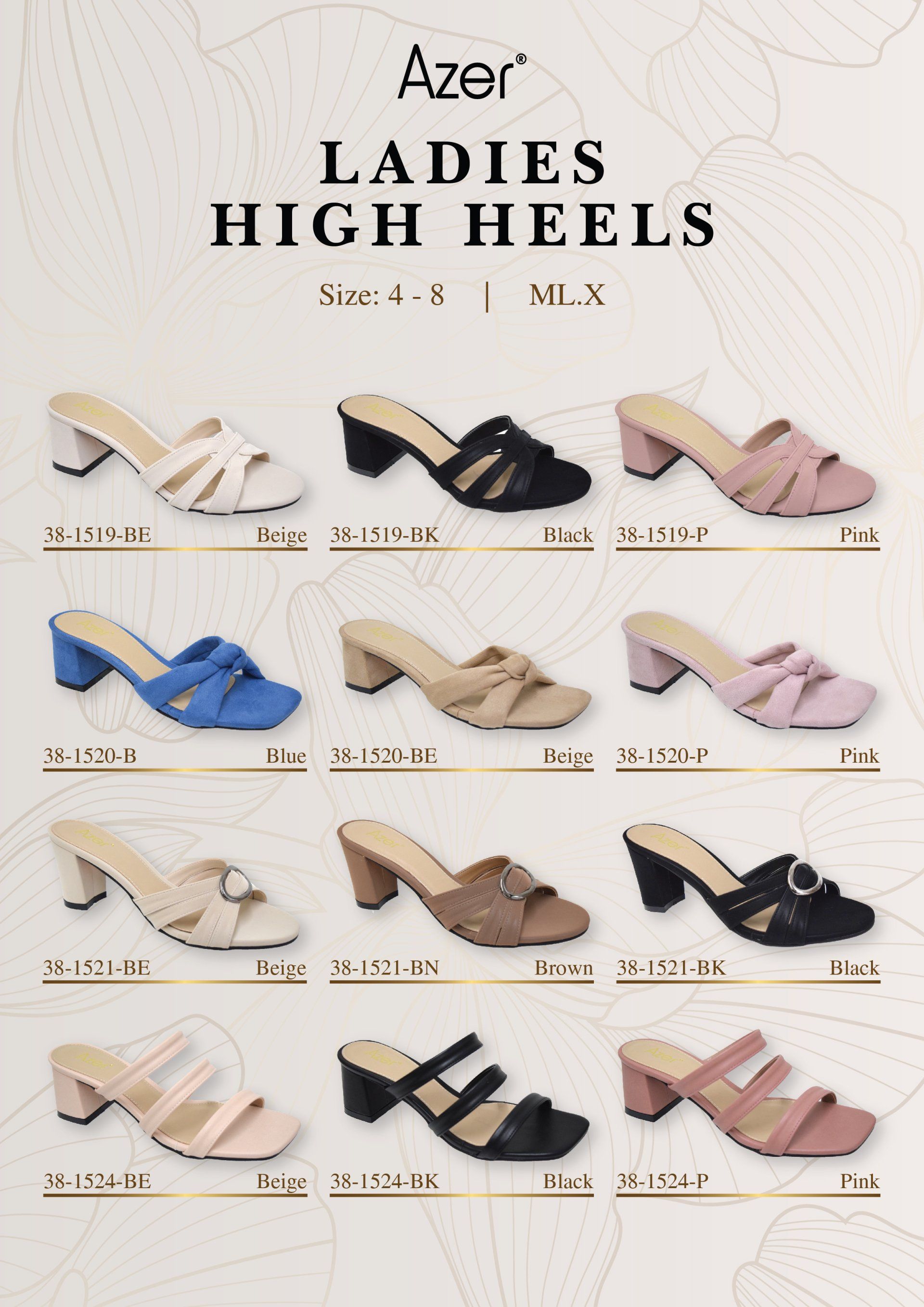 Azer Ladies High Heels