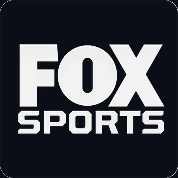 Fox Sports logo: white text on a dark blue square background.