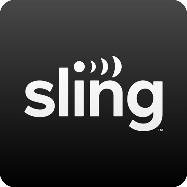 Sling logo on a black square. White text 