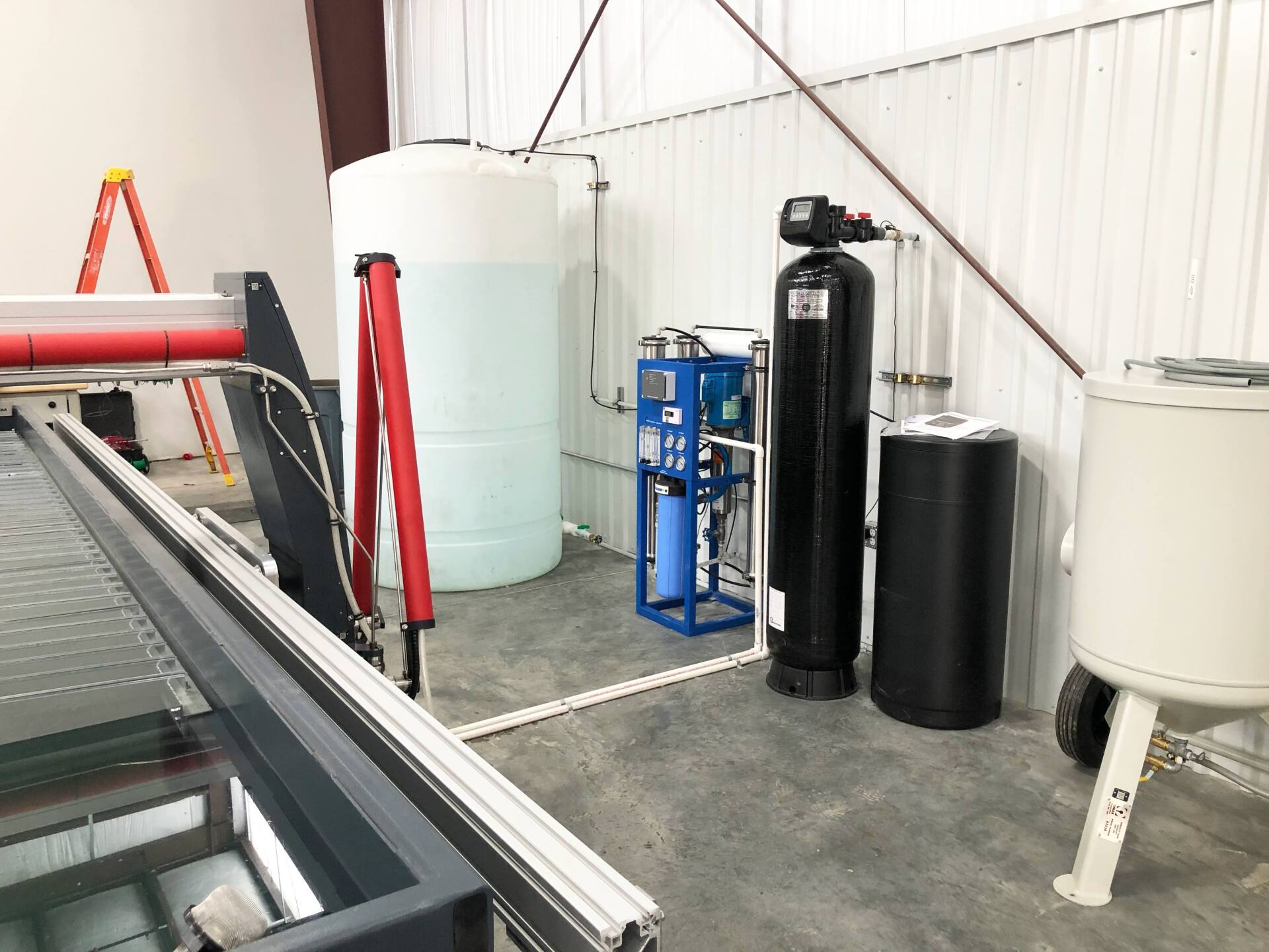 Water softener and filtration system install