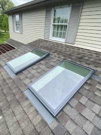 Roof with Windows — Erie, PA — Advanced Roofing and Construction
