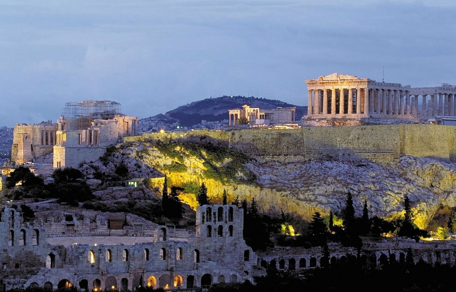 Acropolis and Parthenon in Athens during a private tour