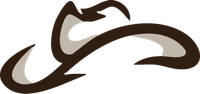 A black and white drawing of a dolphin on a white background.