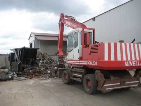 stoccaggio rottami metallici