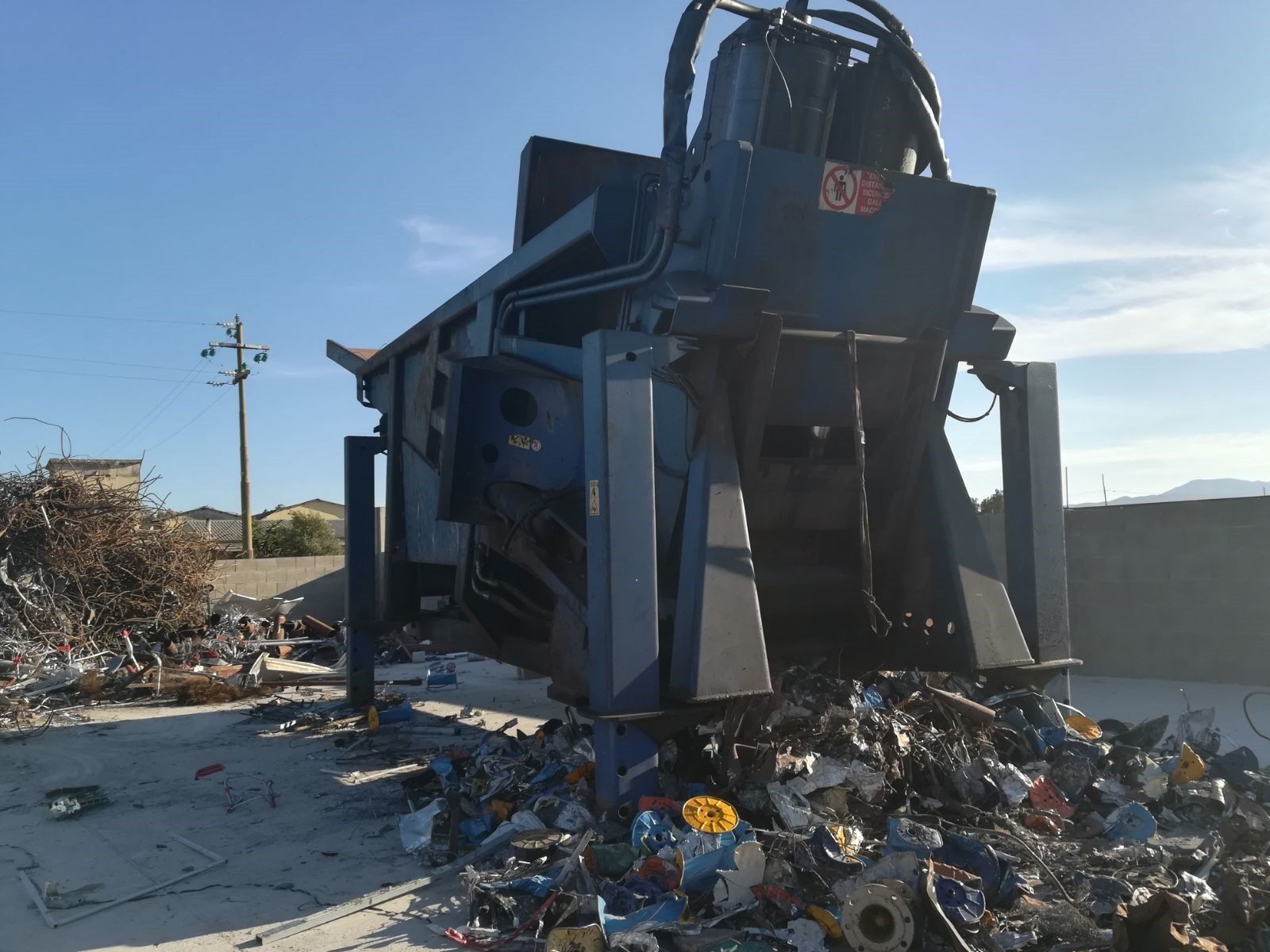 Stoccaggio Rottami metallici