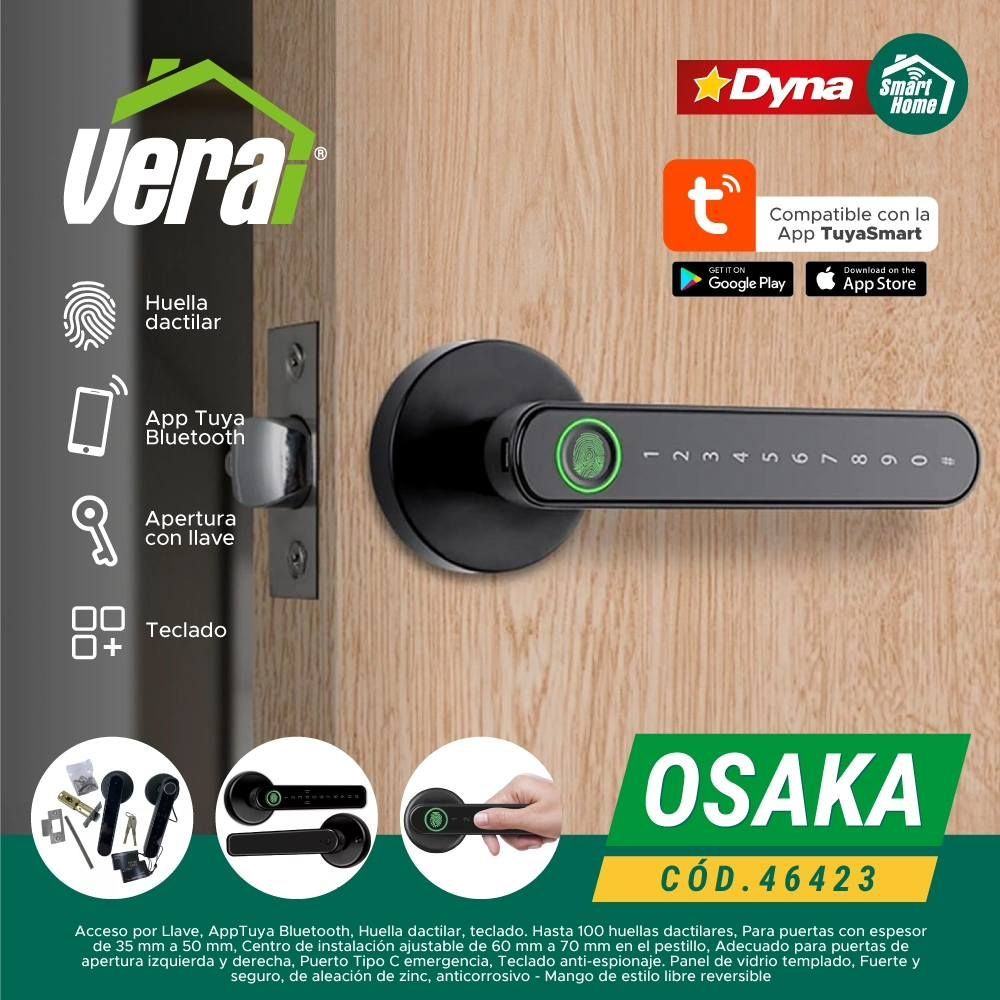 Venta e instalación de cerraduras y chapas biométricas digitales e inteligentes.