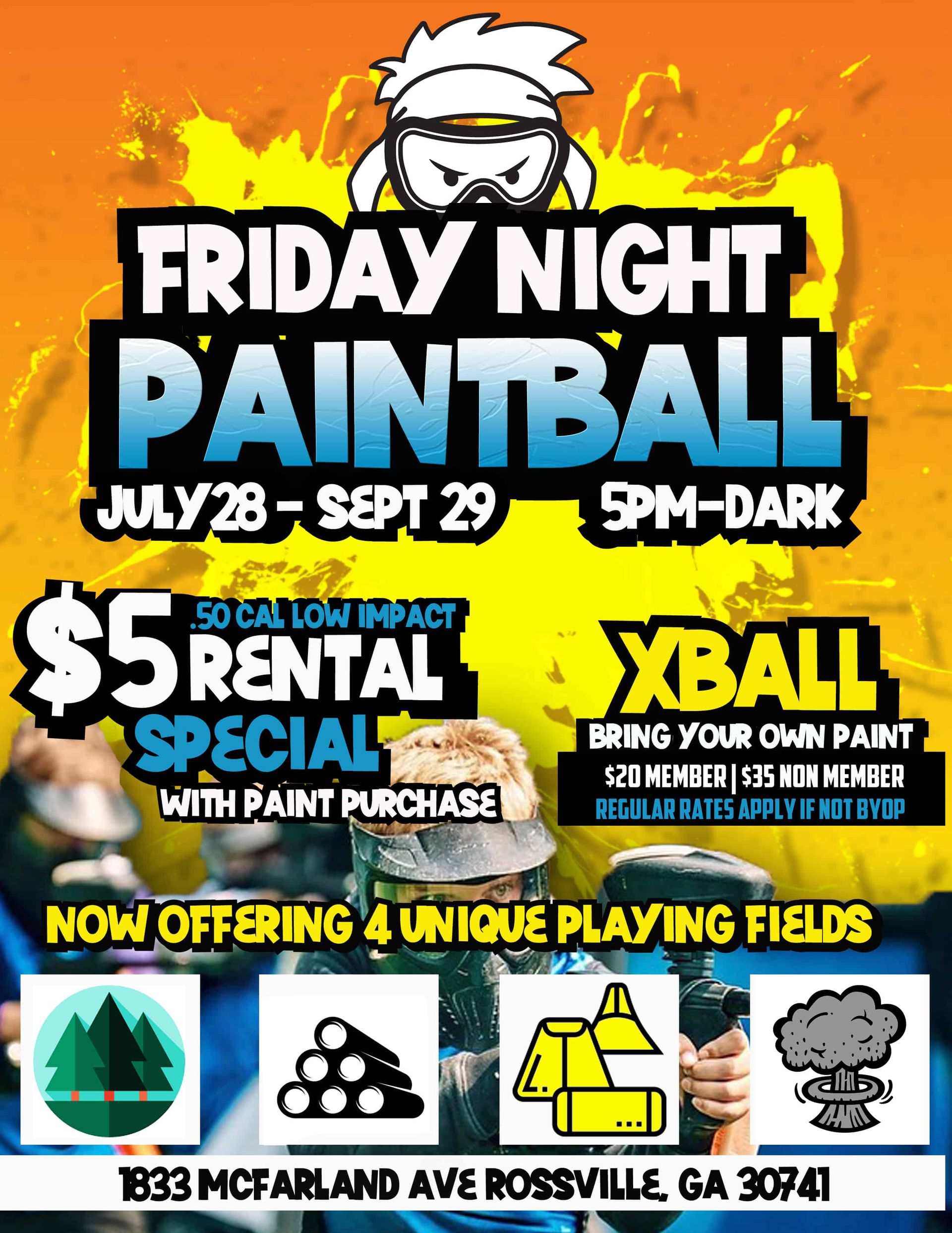 FRIDAY NIGHT PAINTBALL