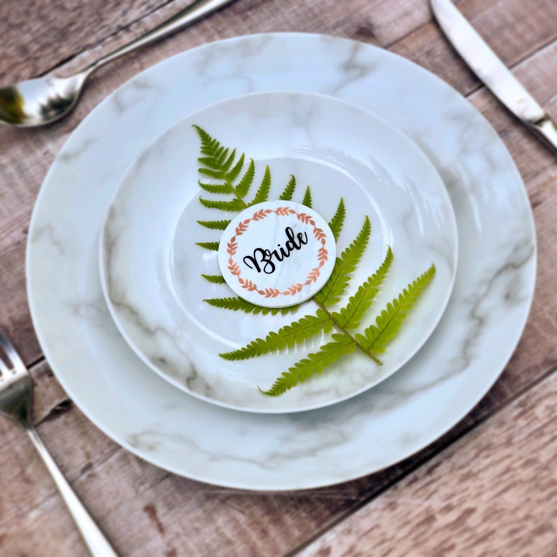 UV Printed Wedding Place Names