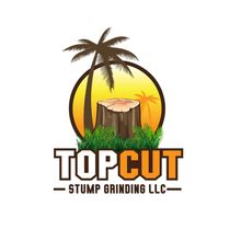 Stump Grinding Logo | Pembroke Pines, FL | Top Cut Stump Grinding