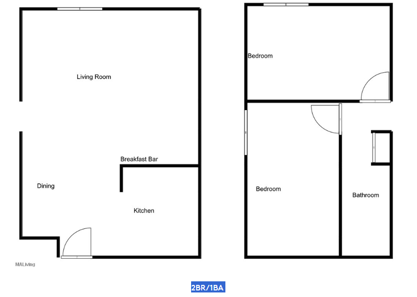 North Park Apartments - Floor Plan 2