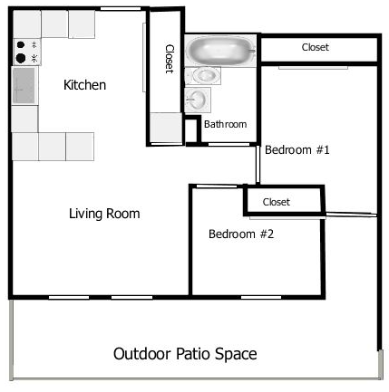 404 E Wilson - Floor Plan 1