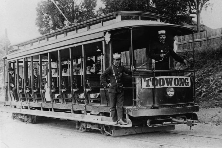 Toowong Tram brisbane photo at the Toowong fish and chips place 