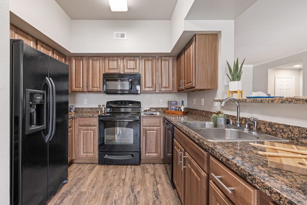 Kitchen at Marquis at Westchase in Houston, TX.