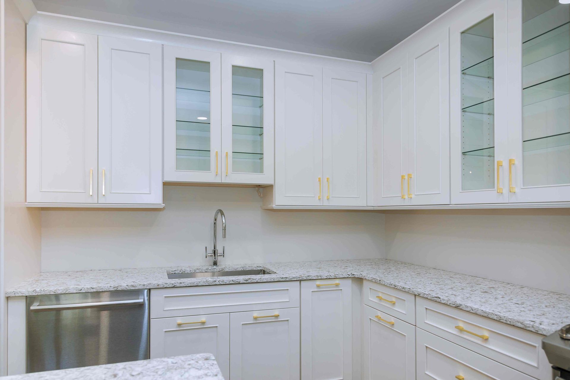 refaced cabinets in a Greeley home