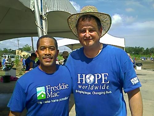 Ralph Boyd, CEO of the Freddie Mac Foundation and Michael Taliaferro of the ICOC